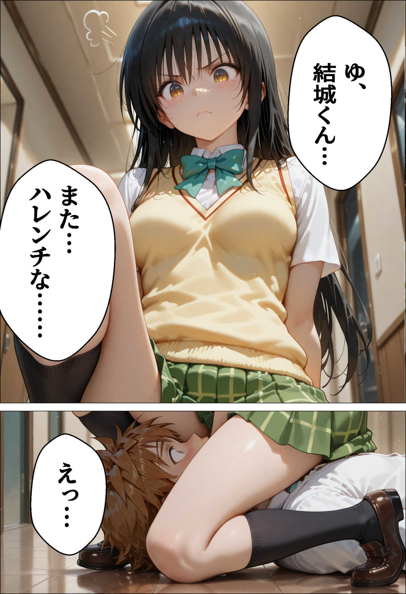 催●種付け学園 緊縛調教ボテ腹肉便器科へようこそ 西連寺〇菜と古〇川唯編 画像6