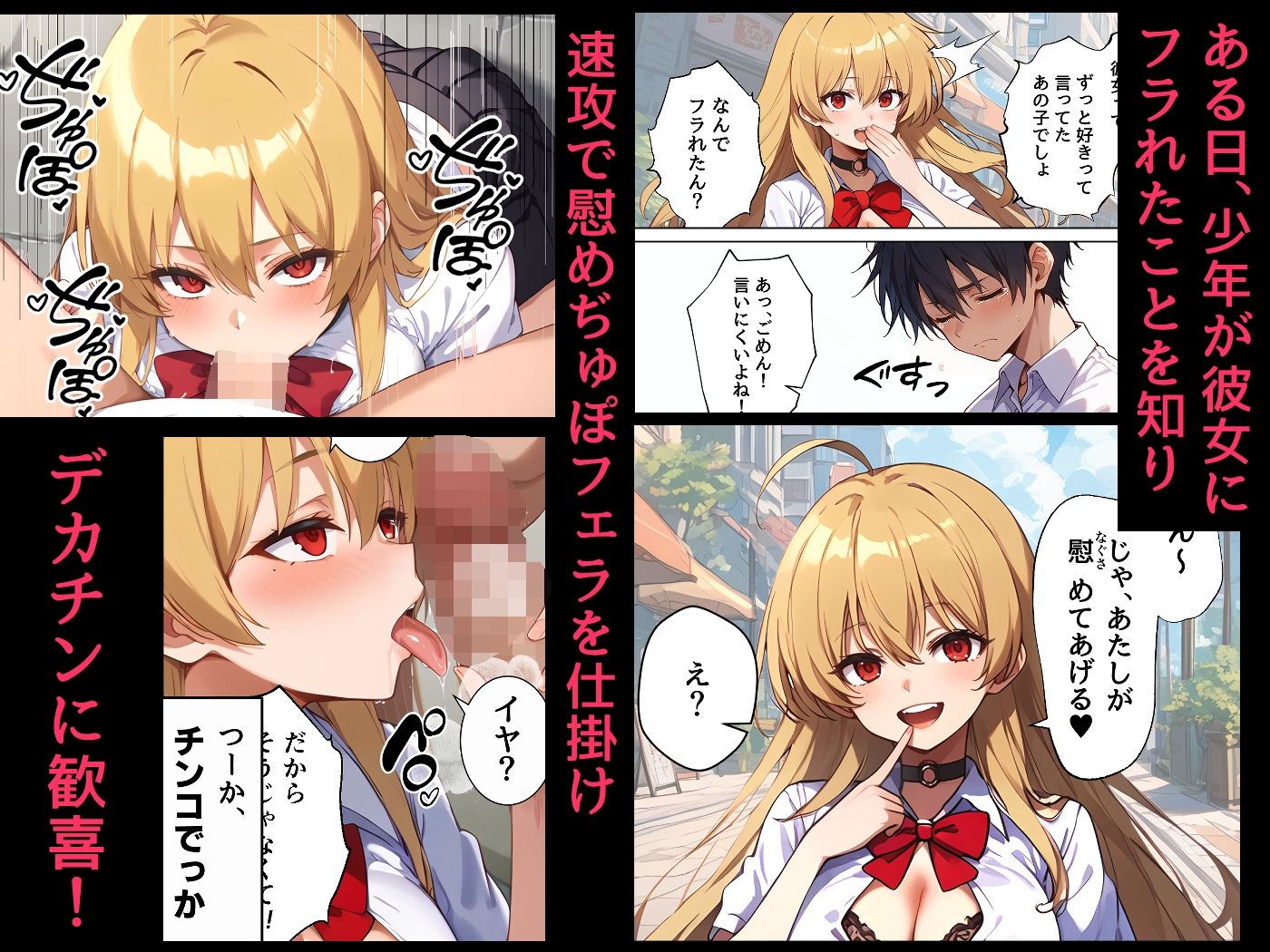 サンプル画像2:ガチ恋ギャルとどすけべセックス(ドロロン) [d_616522]