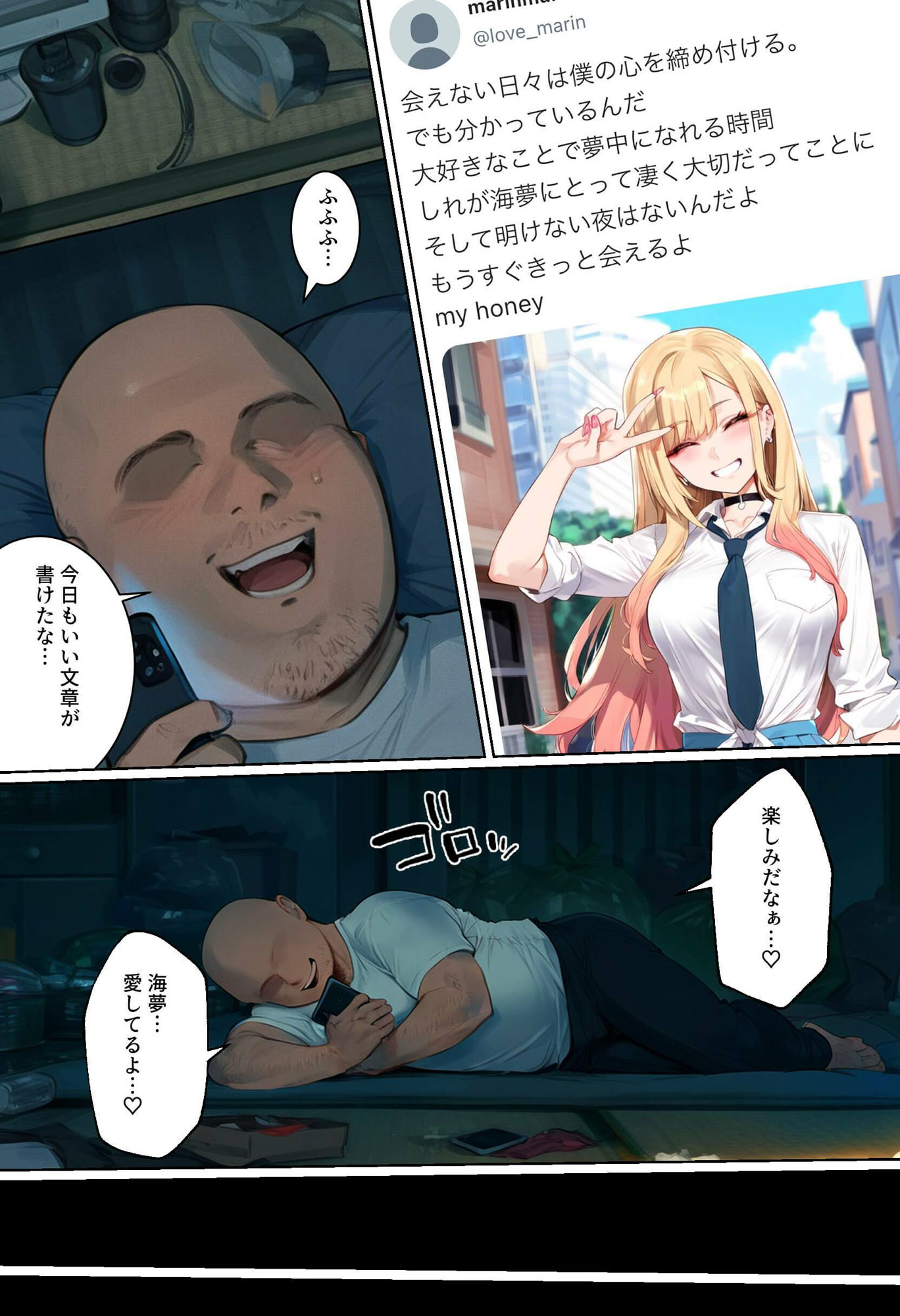 サンプル画像1:【ネトストおじさん】スキャンダルをネタに脅され調教〜キモオジのテクに快楽堕ちし海夢が性玩具になった話〜(女子校生ヒロインズ) [d_616739]