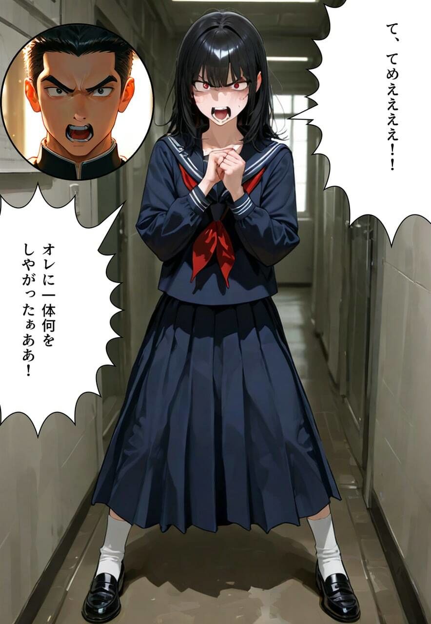 サンプル画像4:全校女体化★スクールジャッジ〜謎の美少女の裁きはセーラー服で下される〜(真城の秘宝館) [d_617567]