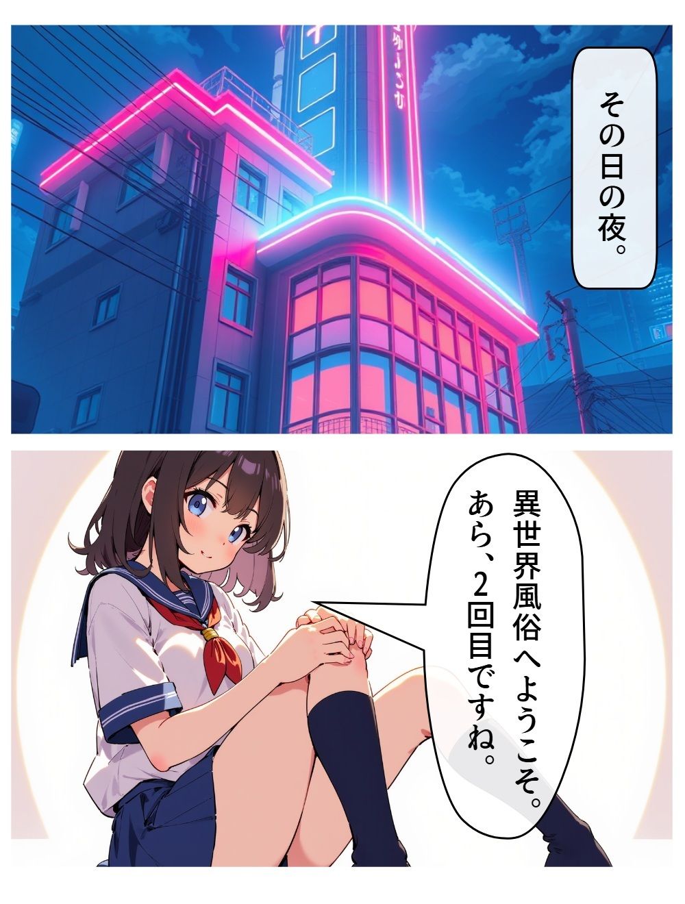 サンプル画像3:異世界風俗2(AI漫画倶楽部Tea) [d_617961]