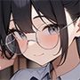 図書委員の巨乳メガネ先輩と興味本位エッチするお話
