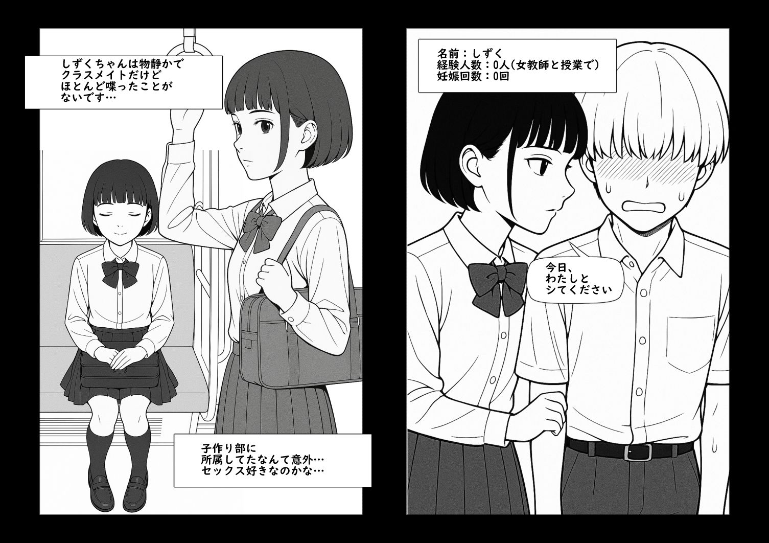 【AI作品】青春！中出し子作り部 画像4