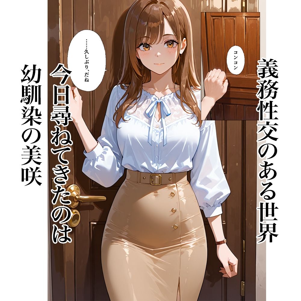 サンプル画像1:義務性交のある世界 〜今日の割り当ては幼馴染〜(Paradise) [d_619109]