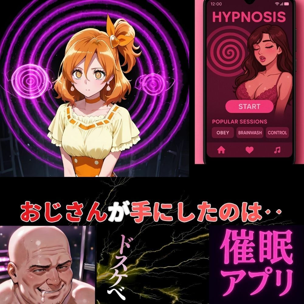 サンプル画像1:キュアパインちゃん洗脳アプリ‥おじさんの性処理人形(夢追い虫) [d_619178]