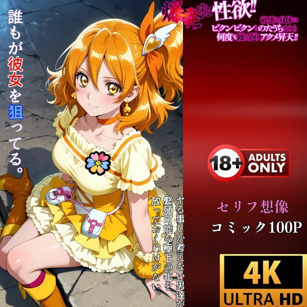 サンプル画像4:キュアパインちゃん洗脳アプリ‥おじさんの性処理人形(夢追い虫) [d_619178]