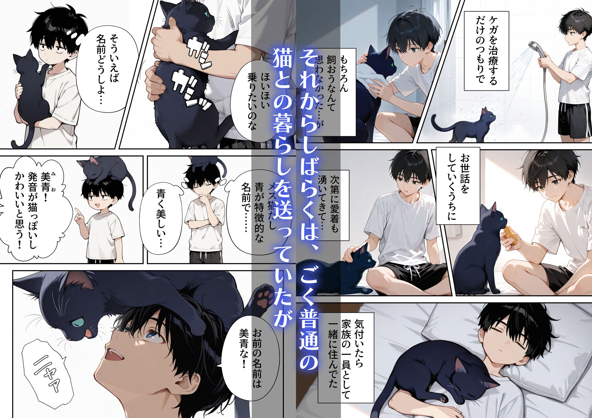 サンプル画像2:エッチな化け猫にこってり搾り取られる話(ニーハイ堂) [d_619547]