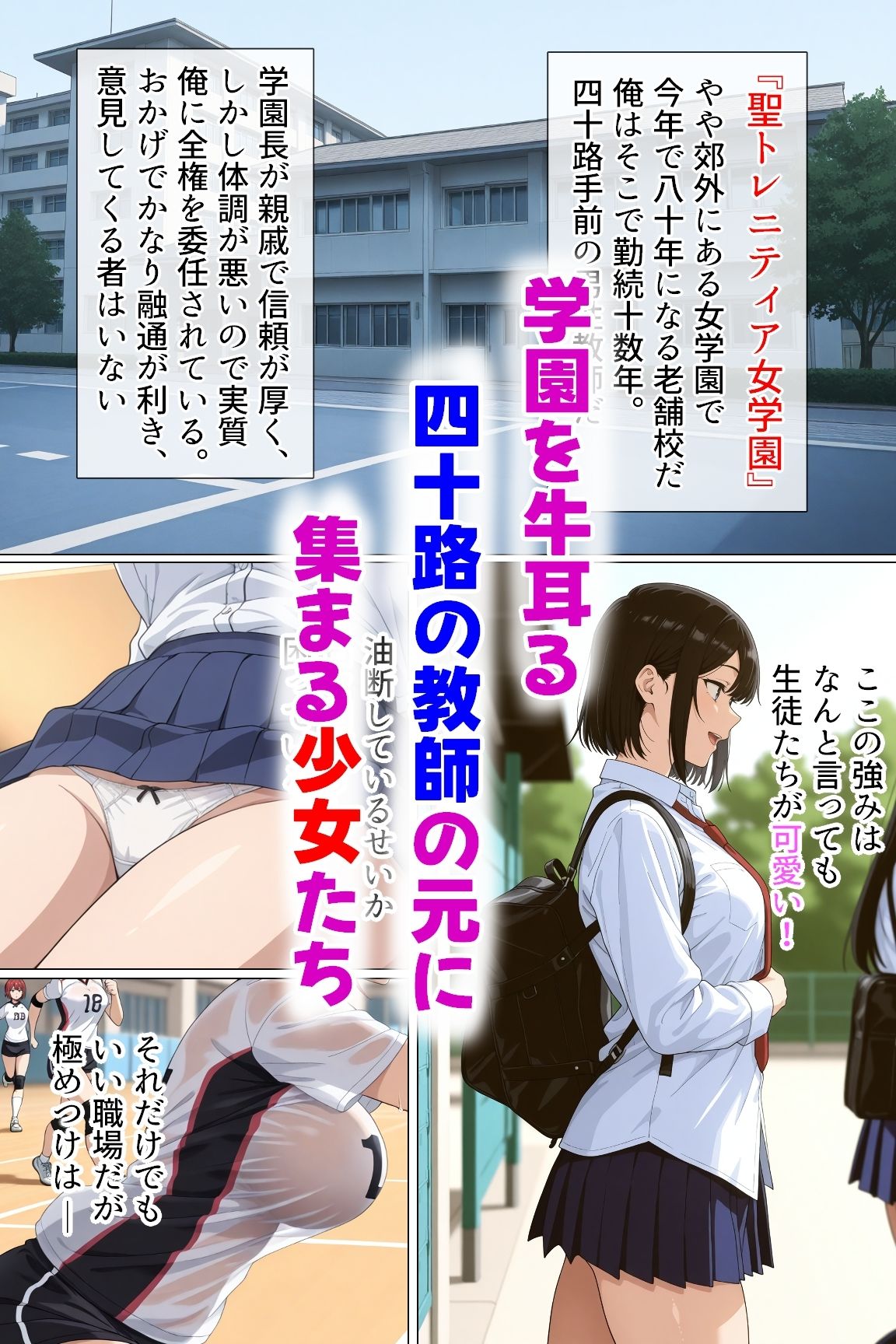 サンプル画像1:四十路おじさんの白濁サポート指導(桃色甘味料) [d_619558]