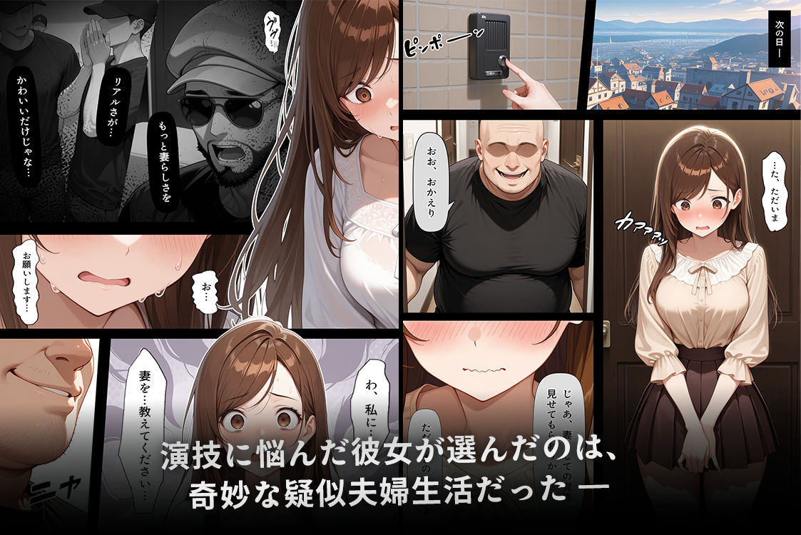 サンプル画像4:疑似夫婦生活で演技指導 -これは演技、演技のはず――だよね？-(こっとろん) [d_619638]