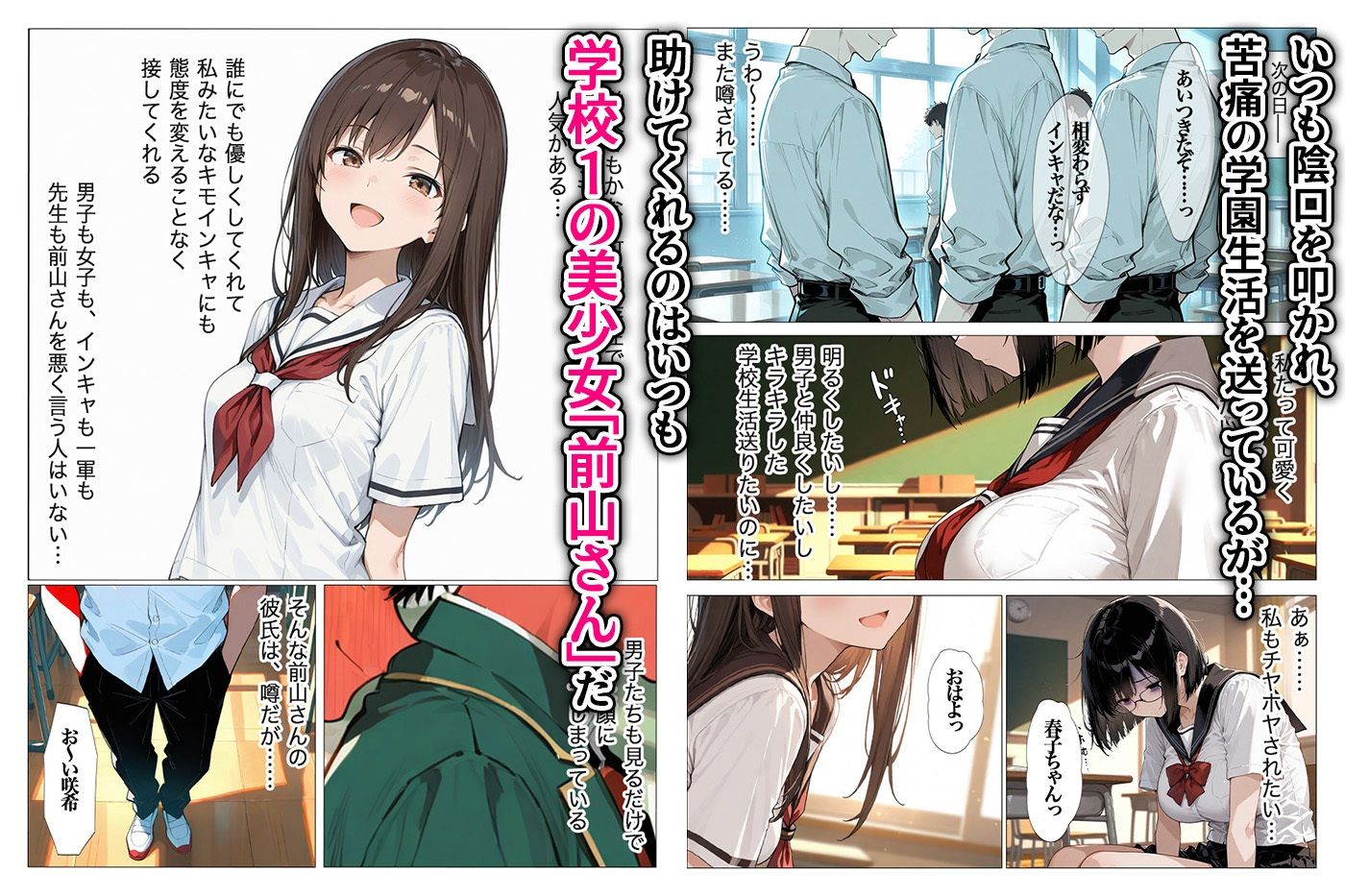 インキャのエロ動画配信がクラスの男子にばれちゃいました3