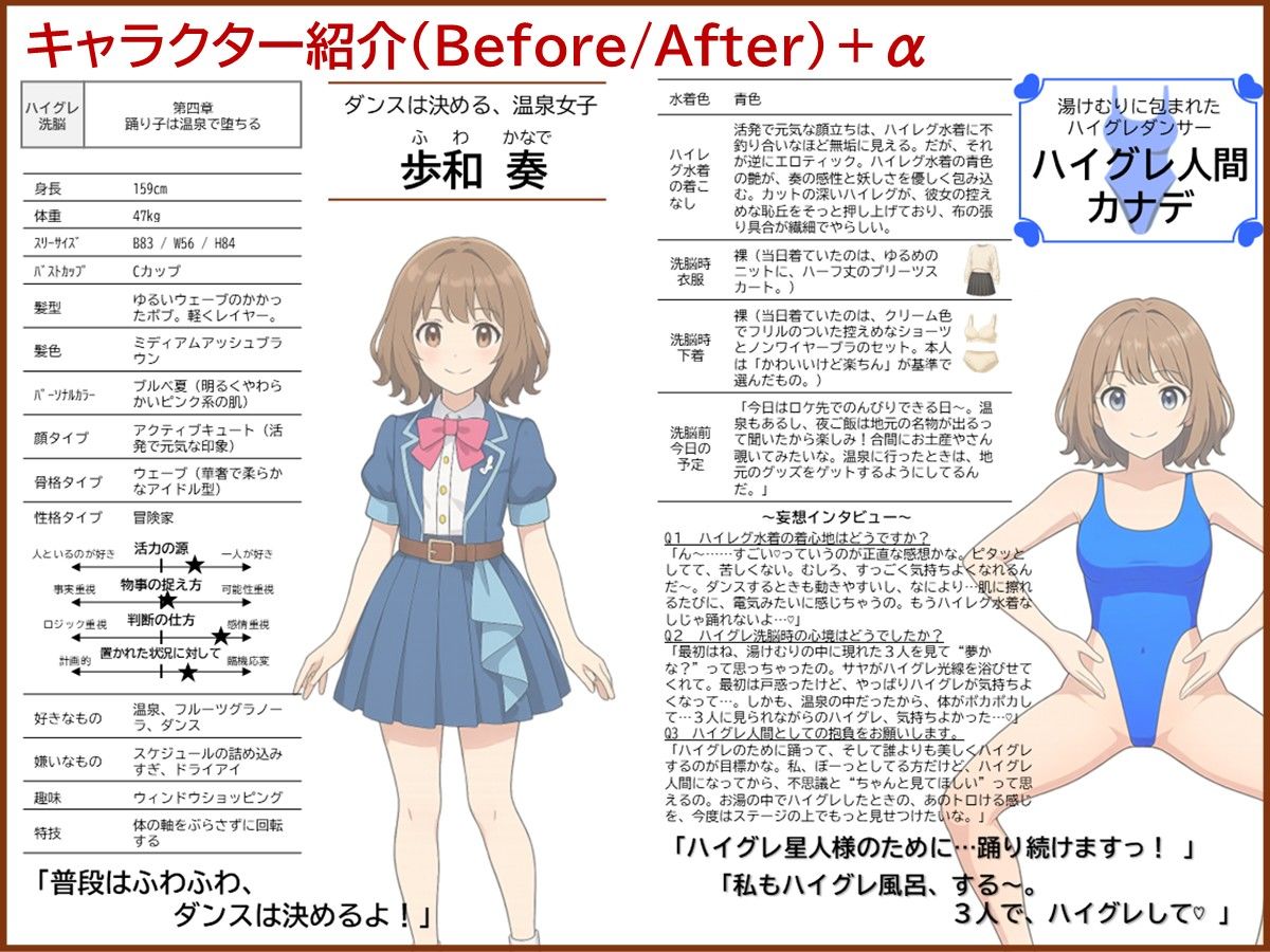 サンプル画像4:アイドルのハイグレ侵略ライブ開幕！ 〜響け！ハイグレシンフォニー〜(茶色むつき) [d_620431]