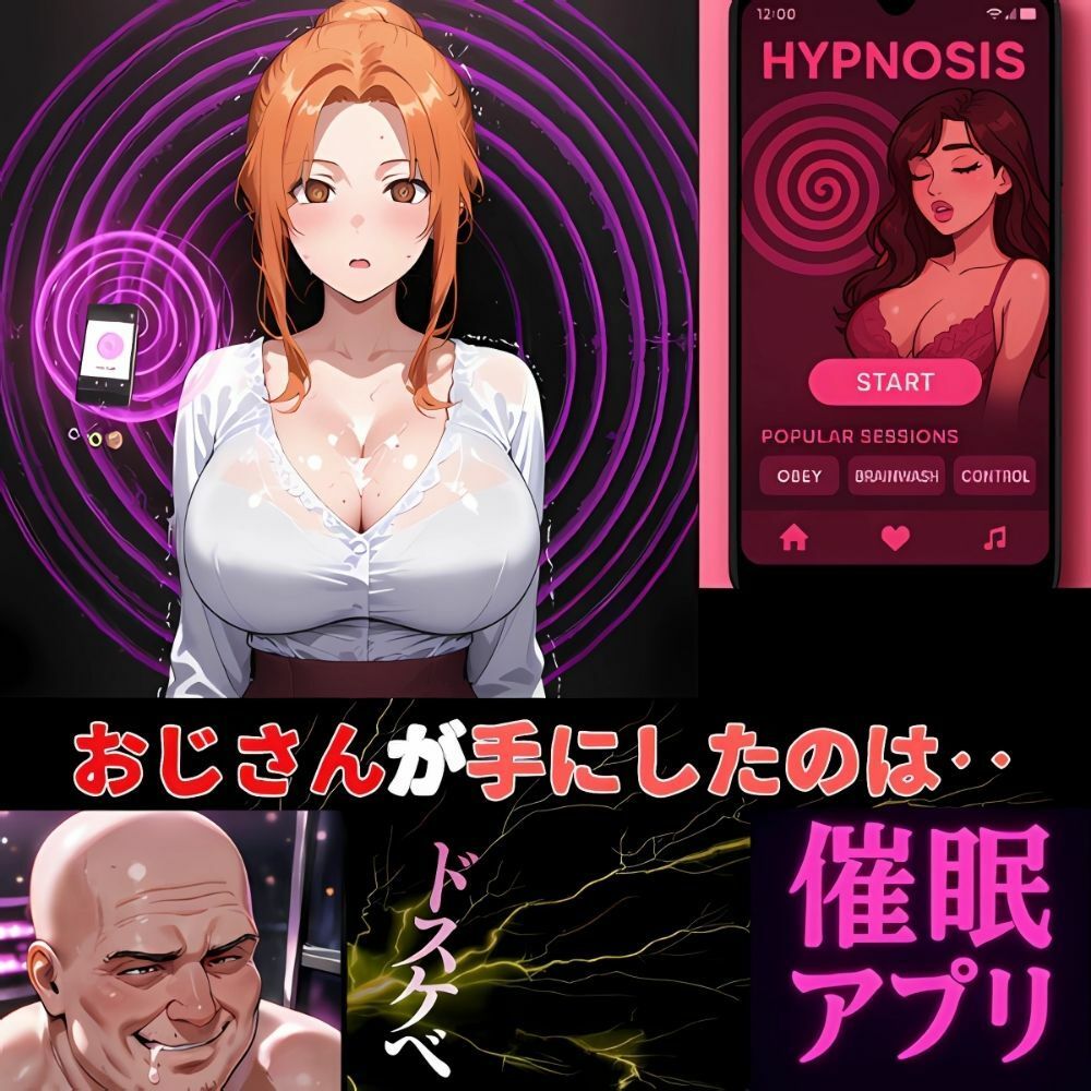 人妻催●アプリ‥隣の人妻、京香さんをスマホ催●調教 画像1