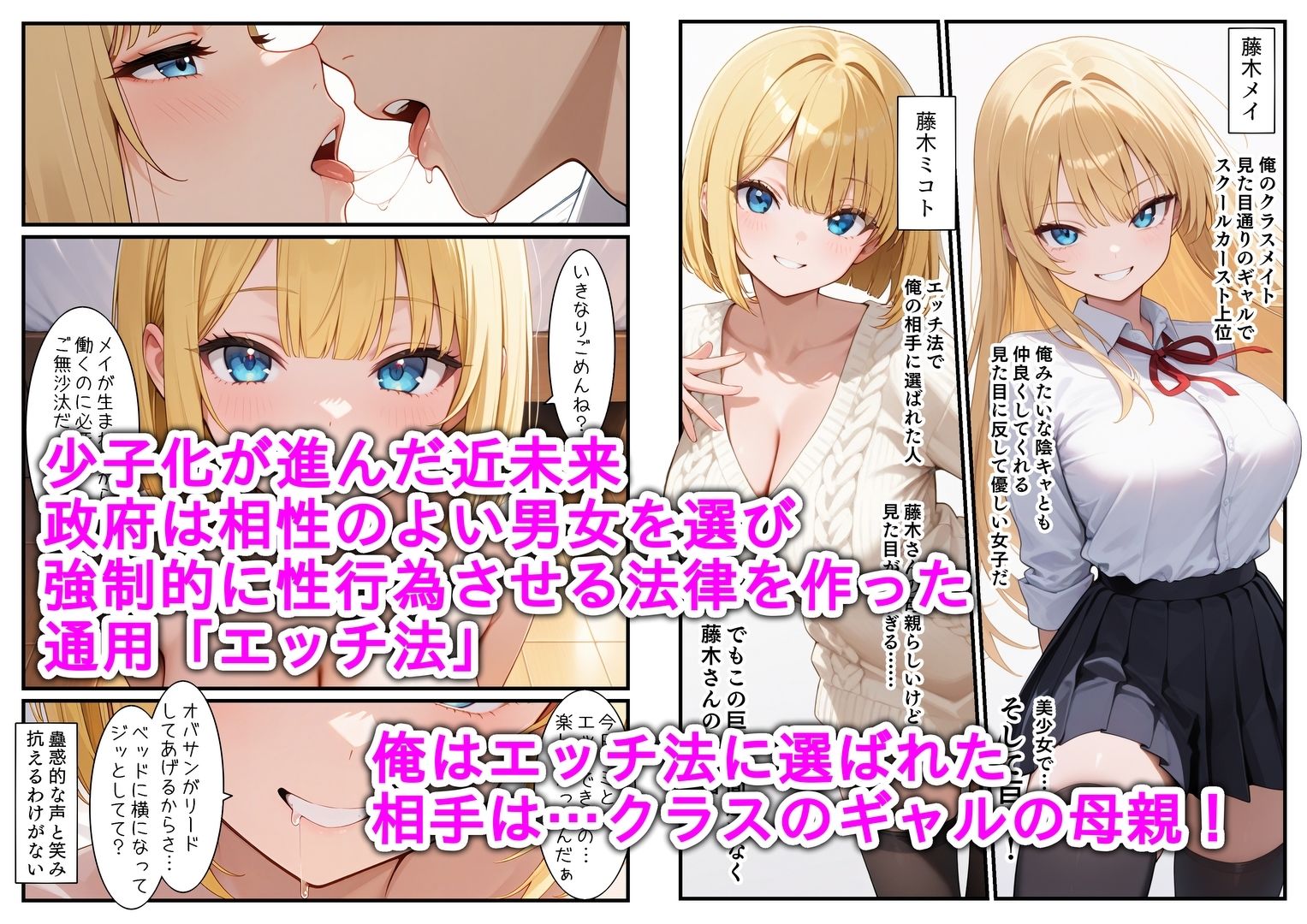 サンプル画像1:クラスのギャルのママ（33）とエッチ(エロ漫画専門店・南国ピンク) [d_620887]