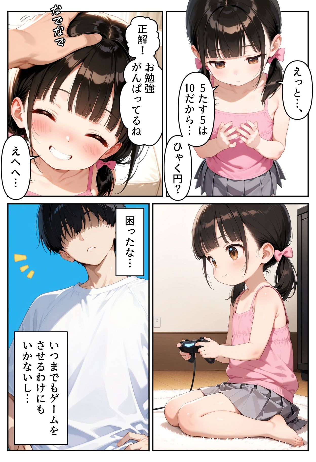 無知な妹にオナニーを教える。そして辱める7