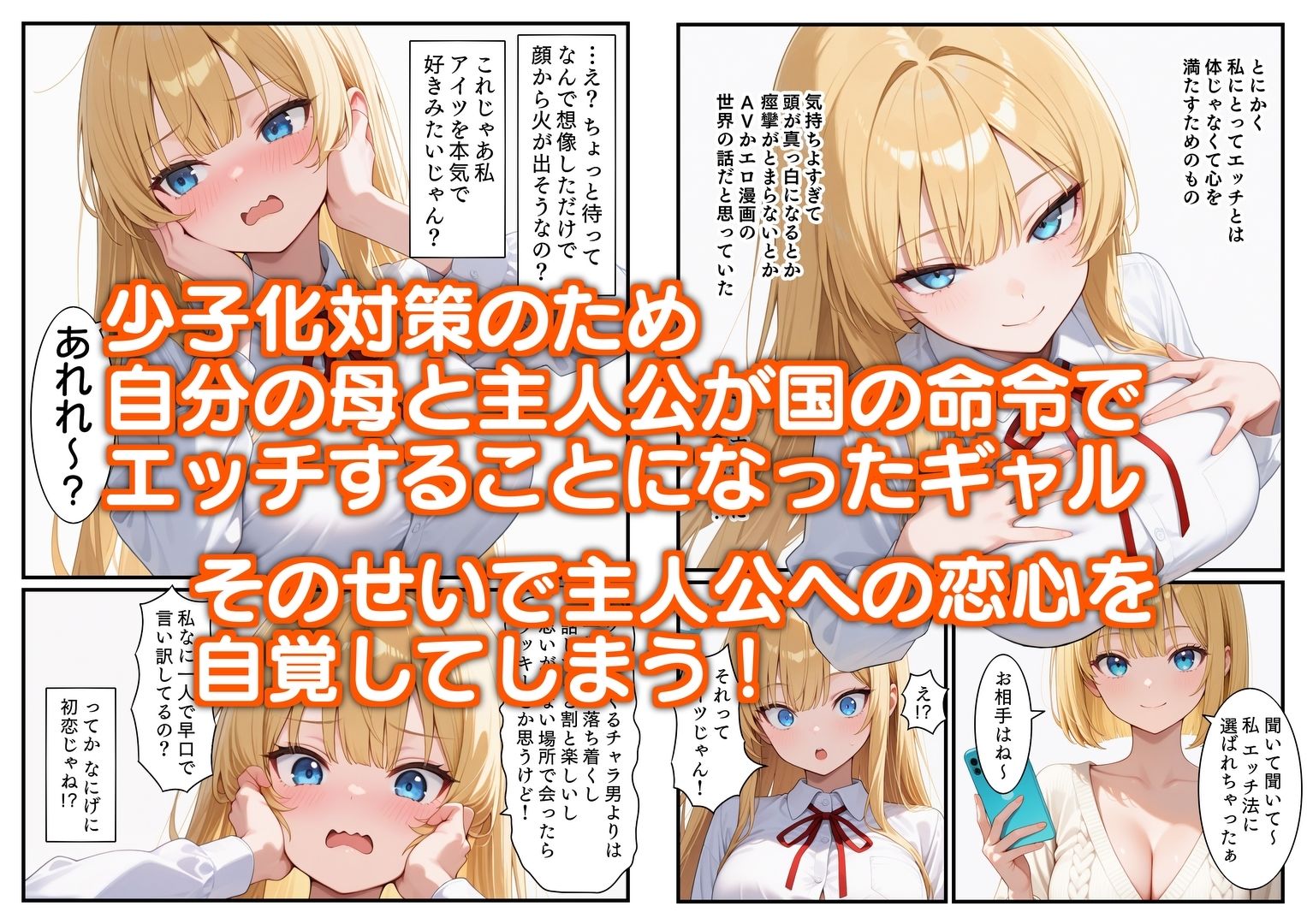 クラスのギャルとママ（33）で種付け親子丼 画像1