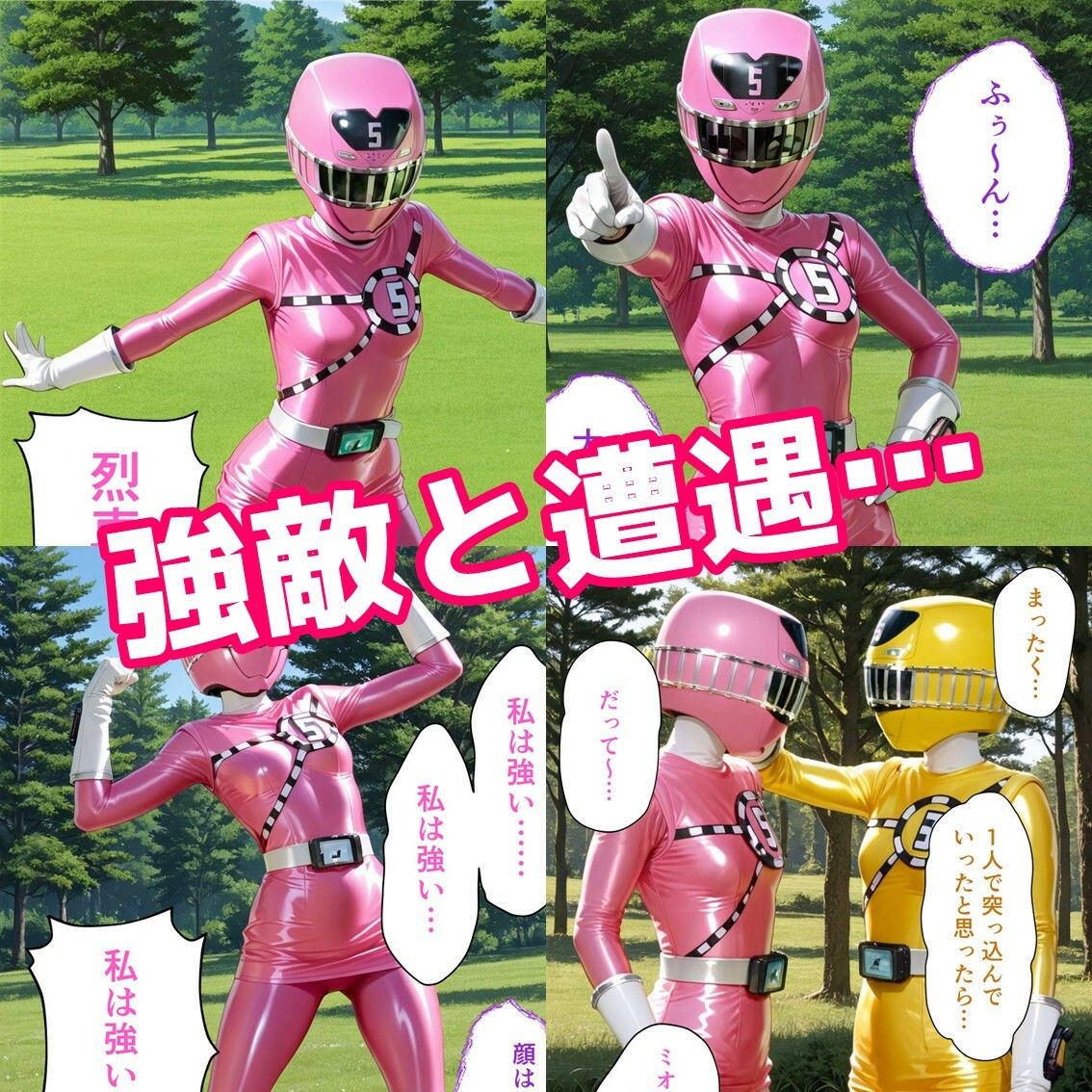 サンプル画像1:敗北列車(AIヒロピン研究所) [d_621217]