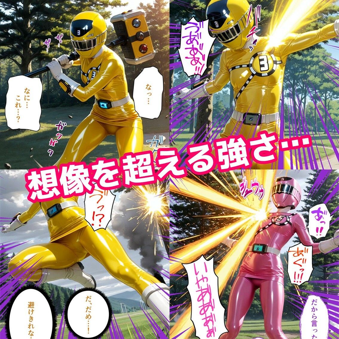 サンプル画像2:敗北列車(AIヒロピン研究所) [d_621217]