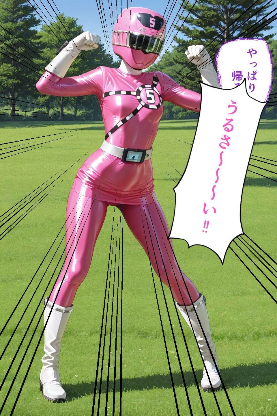 サンプル画像6:敗北列車(AIヒロピン研究所) [d_621217]