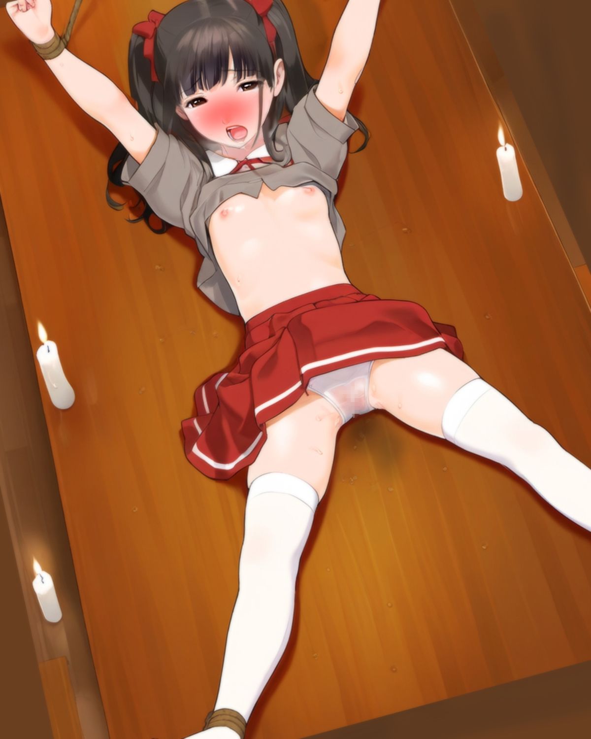 サンプル画像2:【前後編セット】『母親が宗教にはまり、儀式と称し子宮開発と寸止め焦らし責めで強●発情させられ、一生、自慰と絶頂を禁止され狂わされていく女子〇〇〇』(淫乱テディベア) [d_621728]