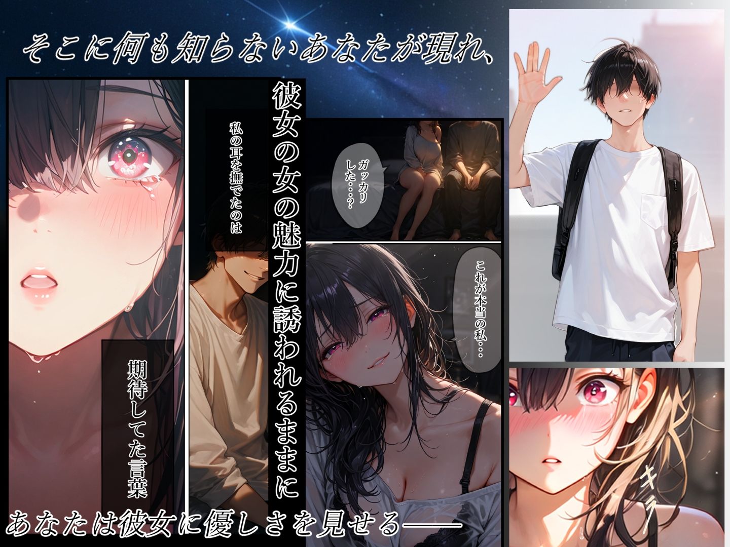 サンプル画像4:純愛ガチハメシミュレーション マチアプで一発目に出会った人が初恋の人でした(ぱるぱるむんむん) [d_621906]