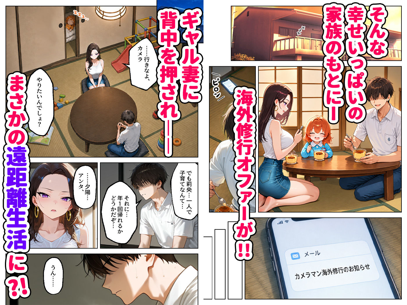【無料エロ漫画】d_621923 強気だけど実はチョロすぎる幼馴染ギャル ―最終章・遠距離でもイチャラブHは止まらない編―(イチャラブ堂)