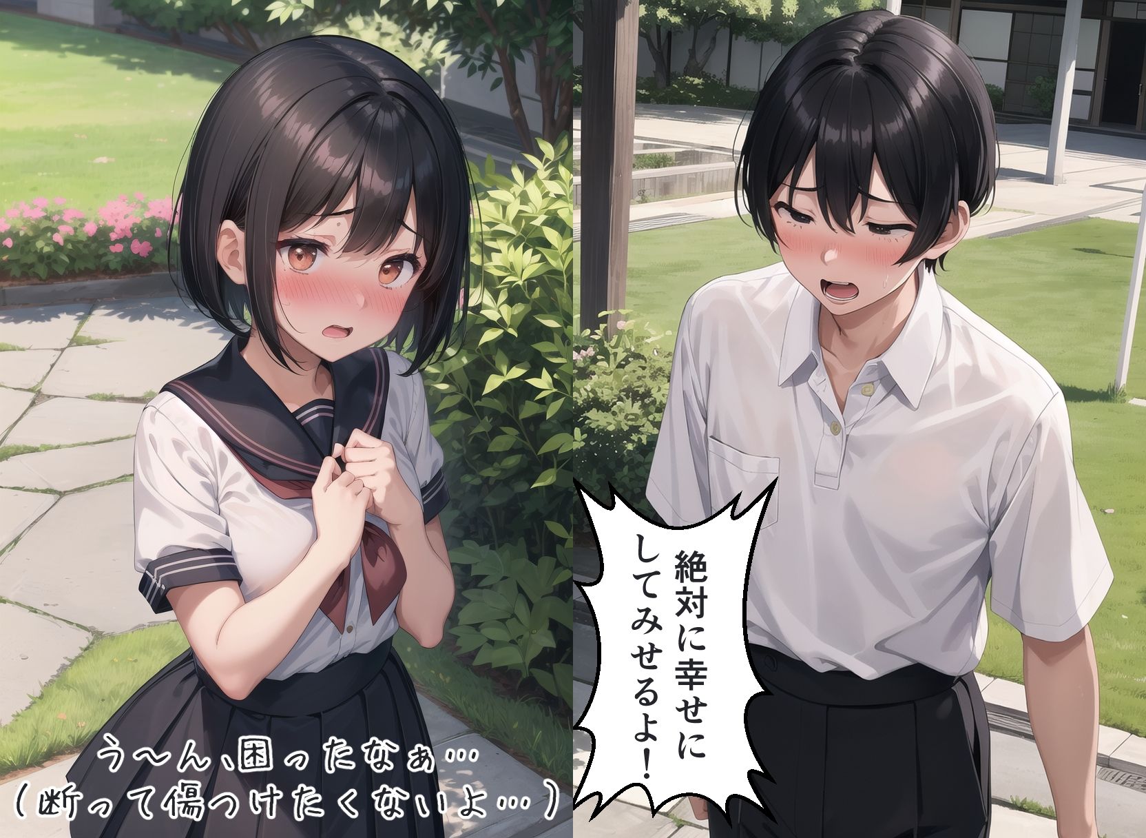 サンプル画像1:何でも言う事聞いてくれる後輩ちゃん。(サトヅメ) [d_622125]