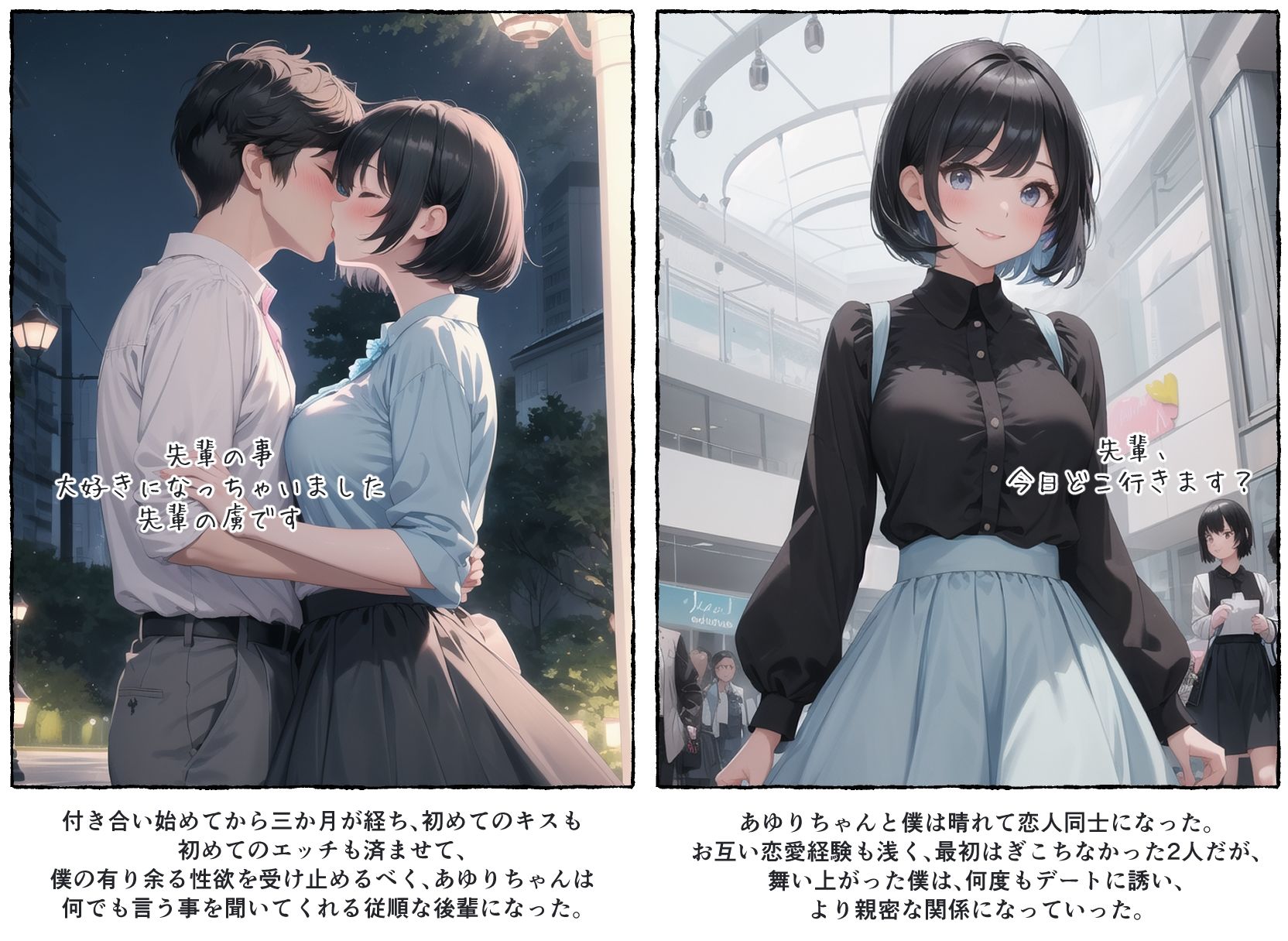 サンプル画像3:何でも言う事聞いてくれる後輩ちゃん。(サトヅメ) [d_622125]