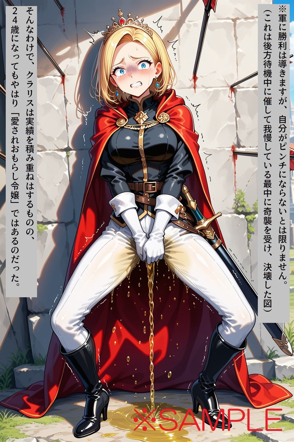 サンプル画像5:【AIイラスト＋少しSS】貴族令嬢クラリスの黄金溢れる生い立ち(keenのSS屋台) [d_622942]