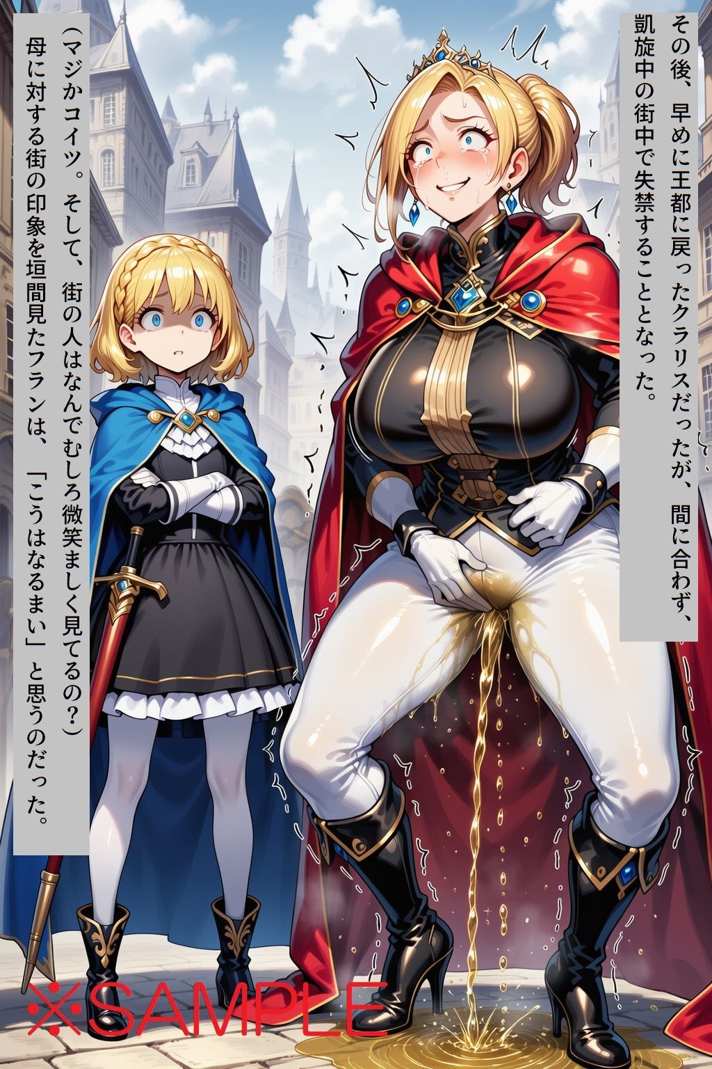 サンプル画像6:【AIイラスト＋少しSS】貴族令嬢クラリスの黄金溢れる生い立ち(keenのSS屋台) [d_622942]