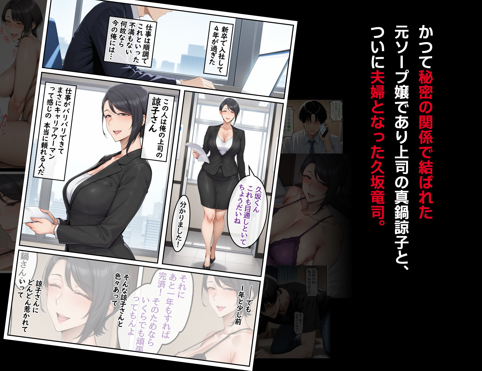 サンプル画像2:指名したソープ嬢がまさかの女上司だった件2(ハレノヒ) [d_623271]