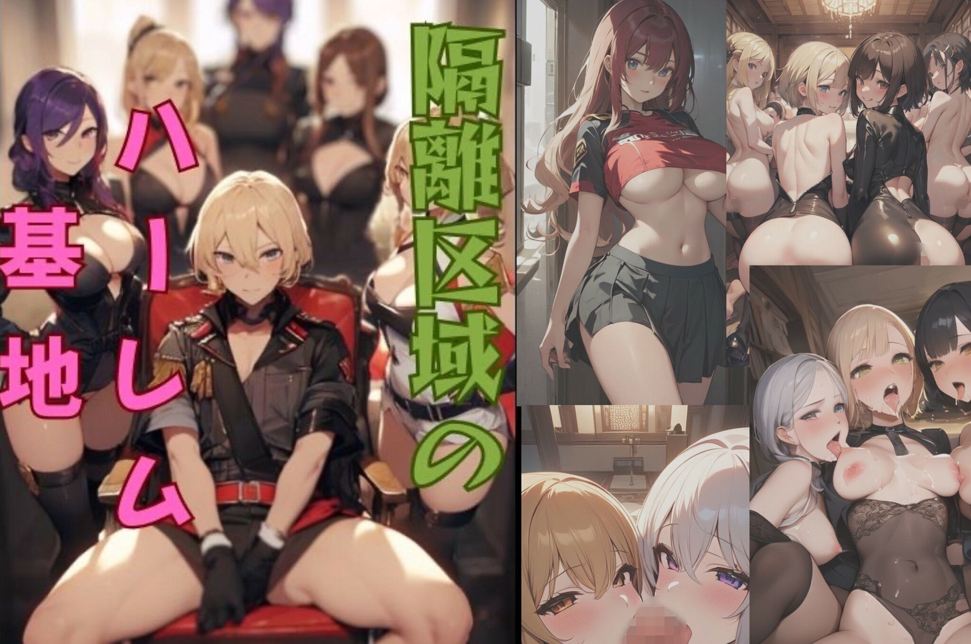 サンプル画像1:隔離区域のハーレム基地(kaz25) [d_623289]