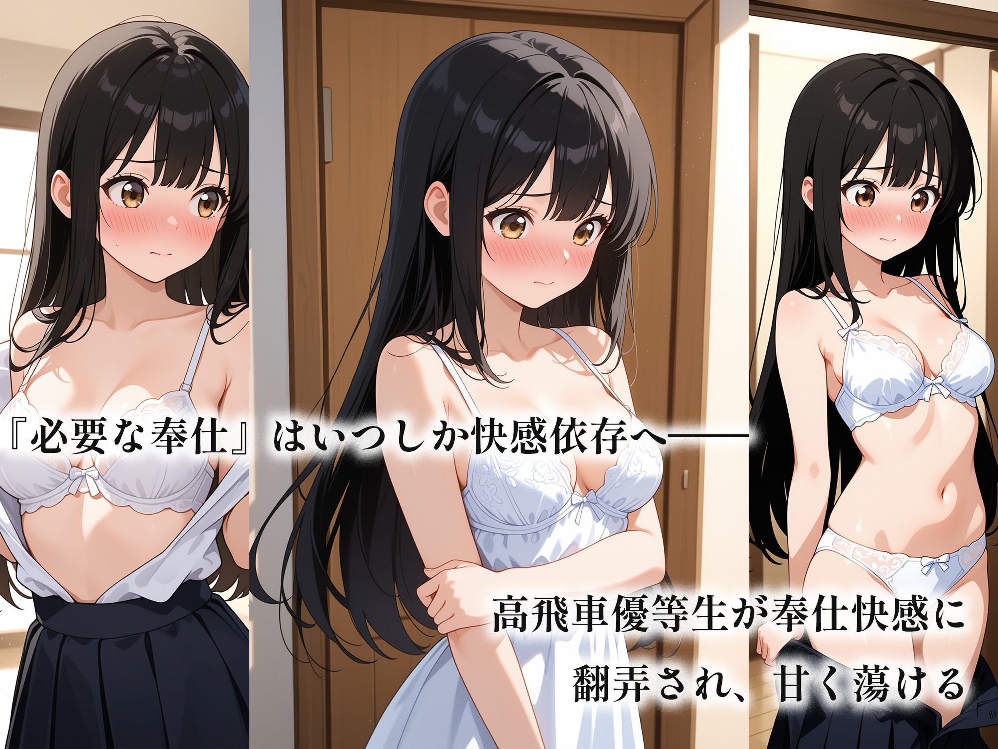 サンプル画像3:催●アプリで堕ちる優等生風紀委員 〜規律と羞恥が育む奉仕快感堕ち〜(空想彩館) [d_623584]