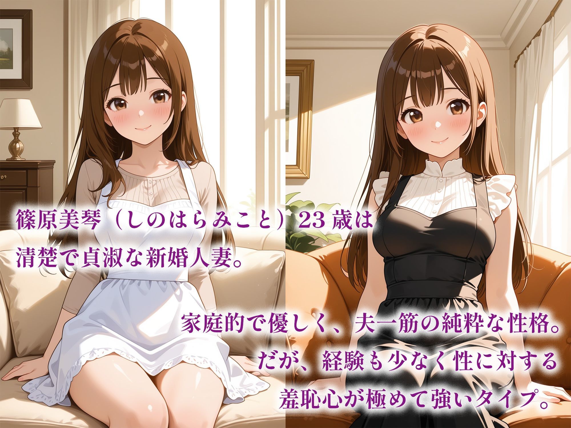 サンプル画像1:催●アプリで堕ちる清楚系人妻 〜純白の貞淑妻が快感奉仕奴●へ堕ちるまで〜(空想彩館) [d_623587]