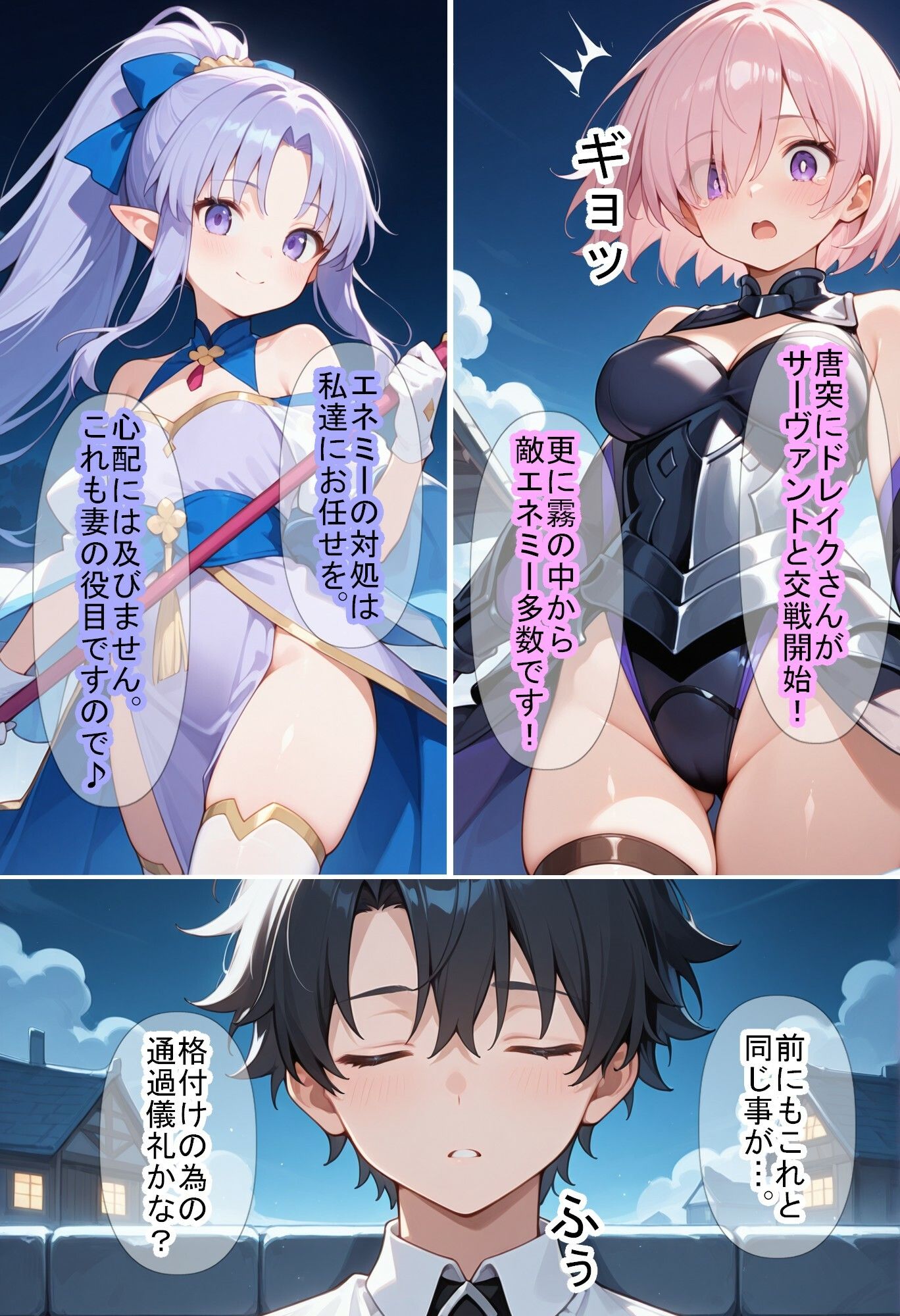 サンプル画像5:【F〇Oの世界に入ってしまったら？】〜女サーヴァントにエロい事し放題だった件〜 5(魔術師プロトン2D) [d_623671]