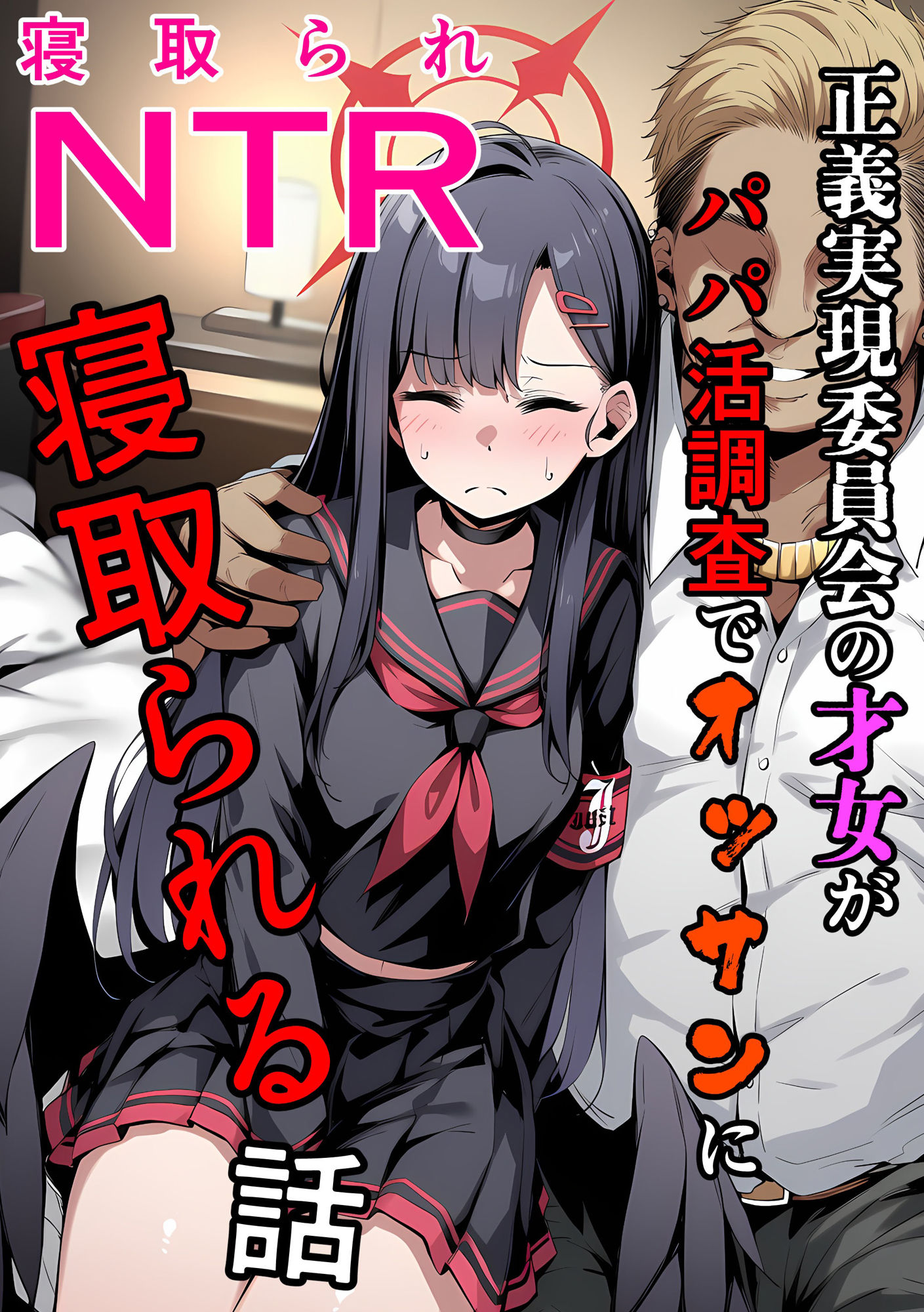 正義実現委員会の才女がパパ活おじさんに寝取られる話 画像1