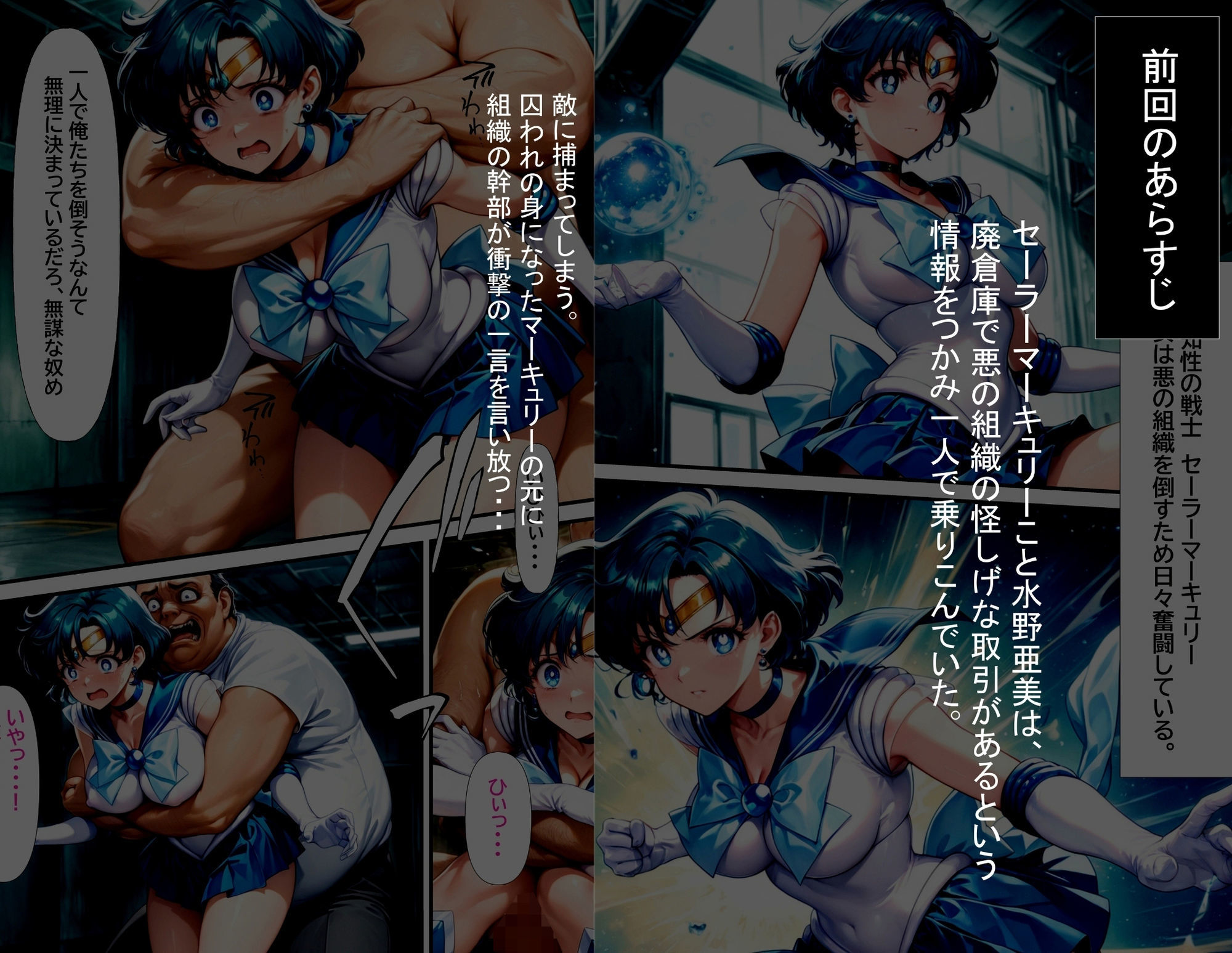 サンプル画像1:敗北の拘束  輪●  セーラームーン編(ぶるーしゃとー) [d_624852]