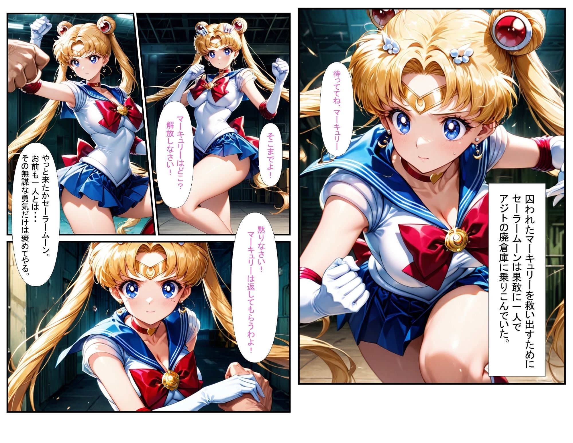 敗北の拘束  輪●  セーラームーン編 画像3