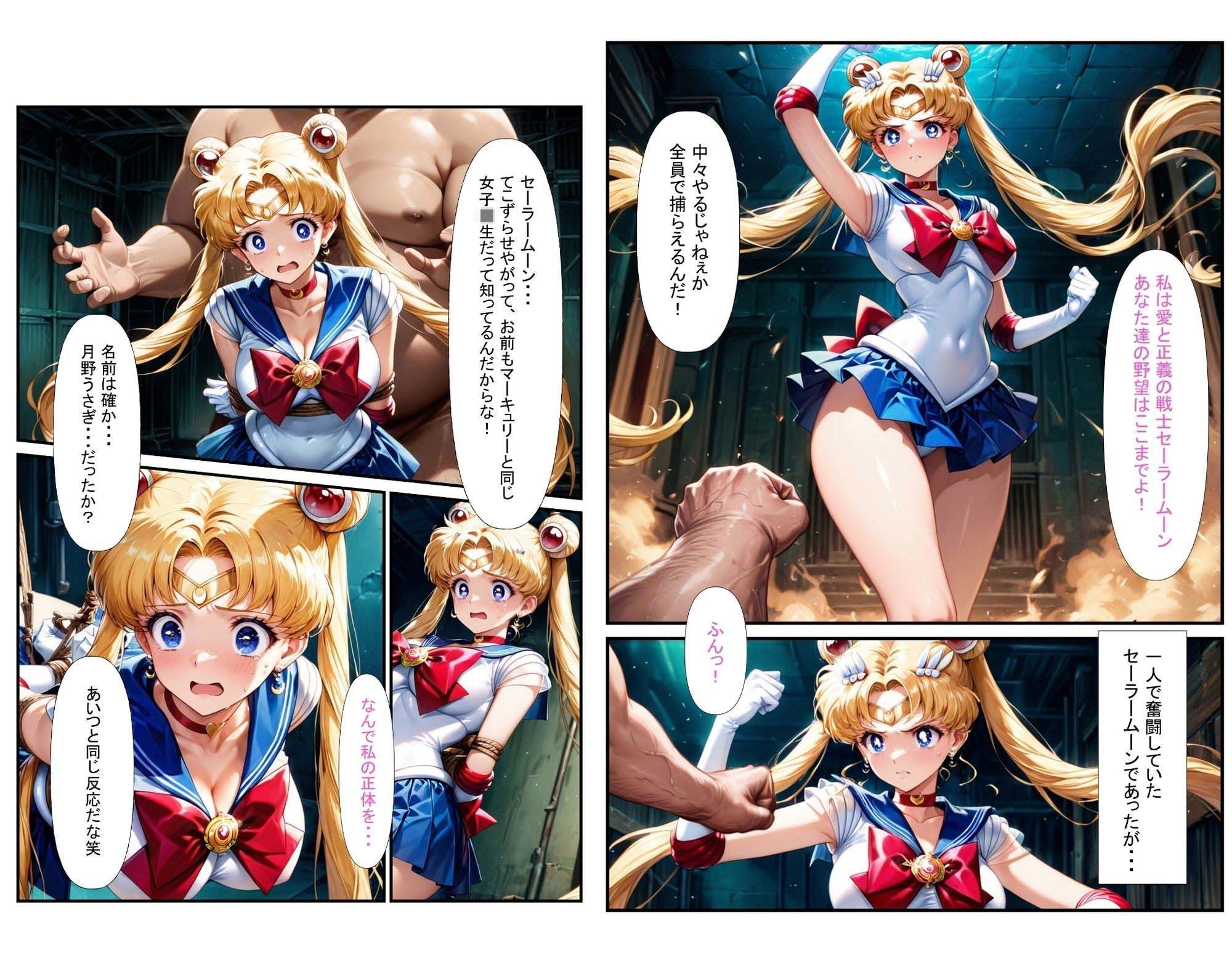 サンプル画像4:敗北の拘束  輪●  セーラームーン編(ぶるーしゃとー) [d_624852]