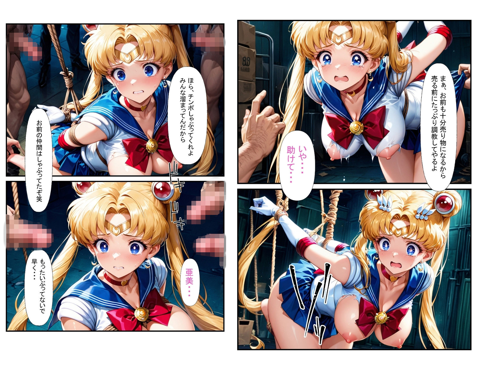 サンプル画像5:敗北の拘束  輪●  セーラームーン編(ぶるーしゃとー) [d_624852]