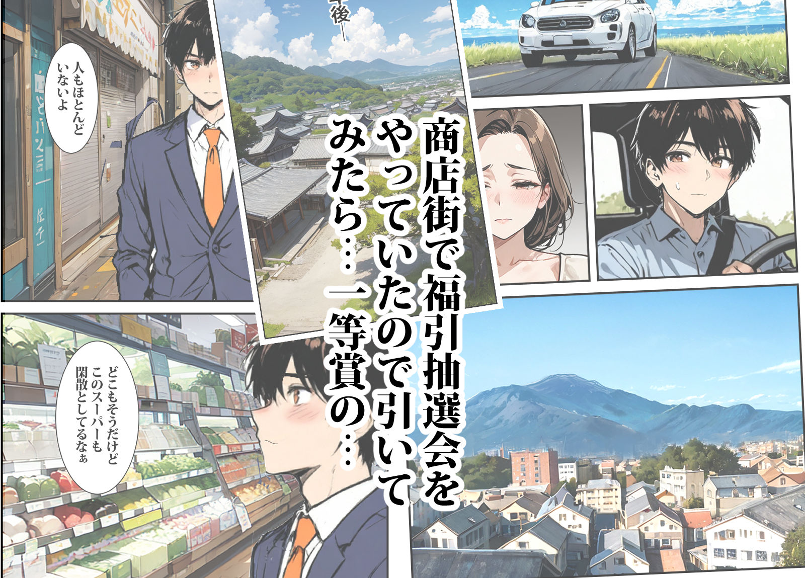 商店街の福引き引いたら人妻が当たった 画像3