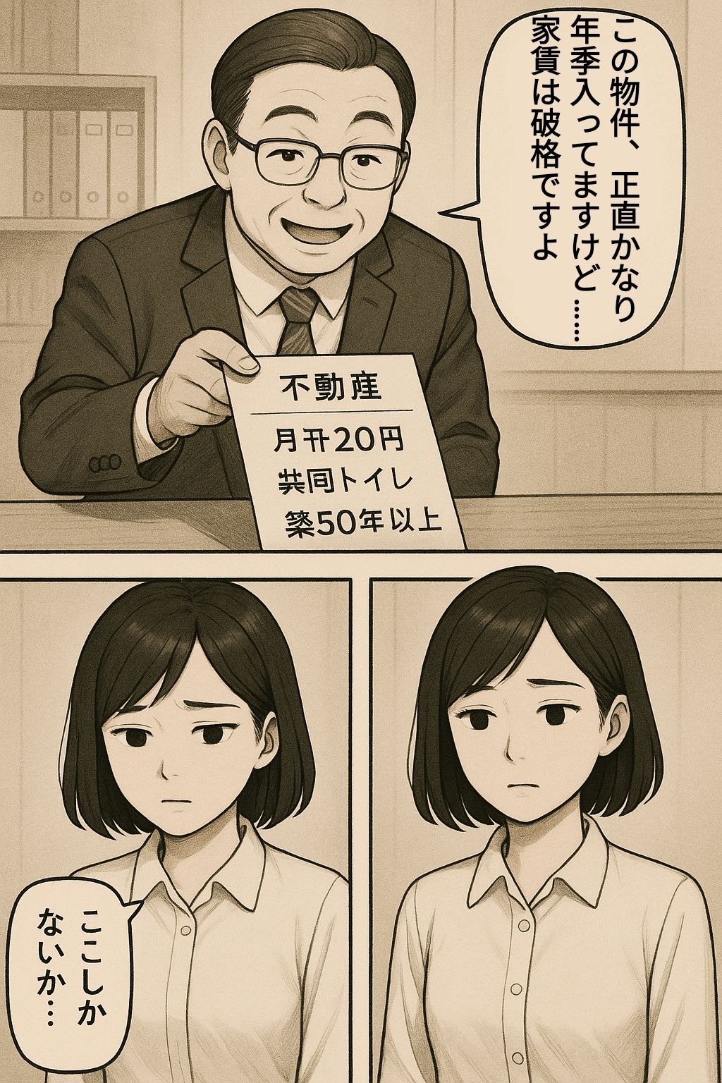 ボロアパートの住人(キモ男、痺れ薬) 画像1