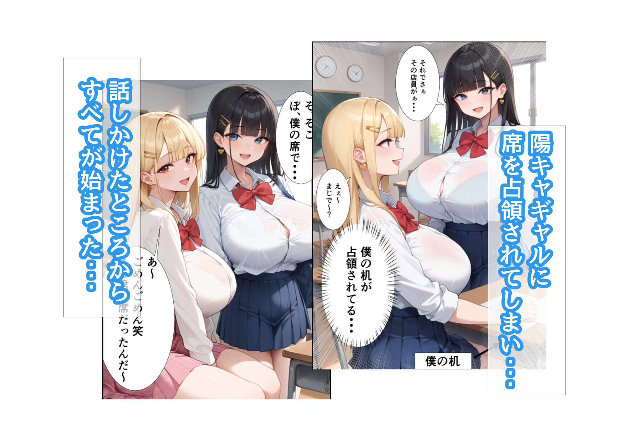 サンプル画像3:雑魚狩りギャル  序章(弱BOY) [d_625131]