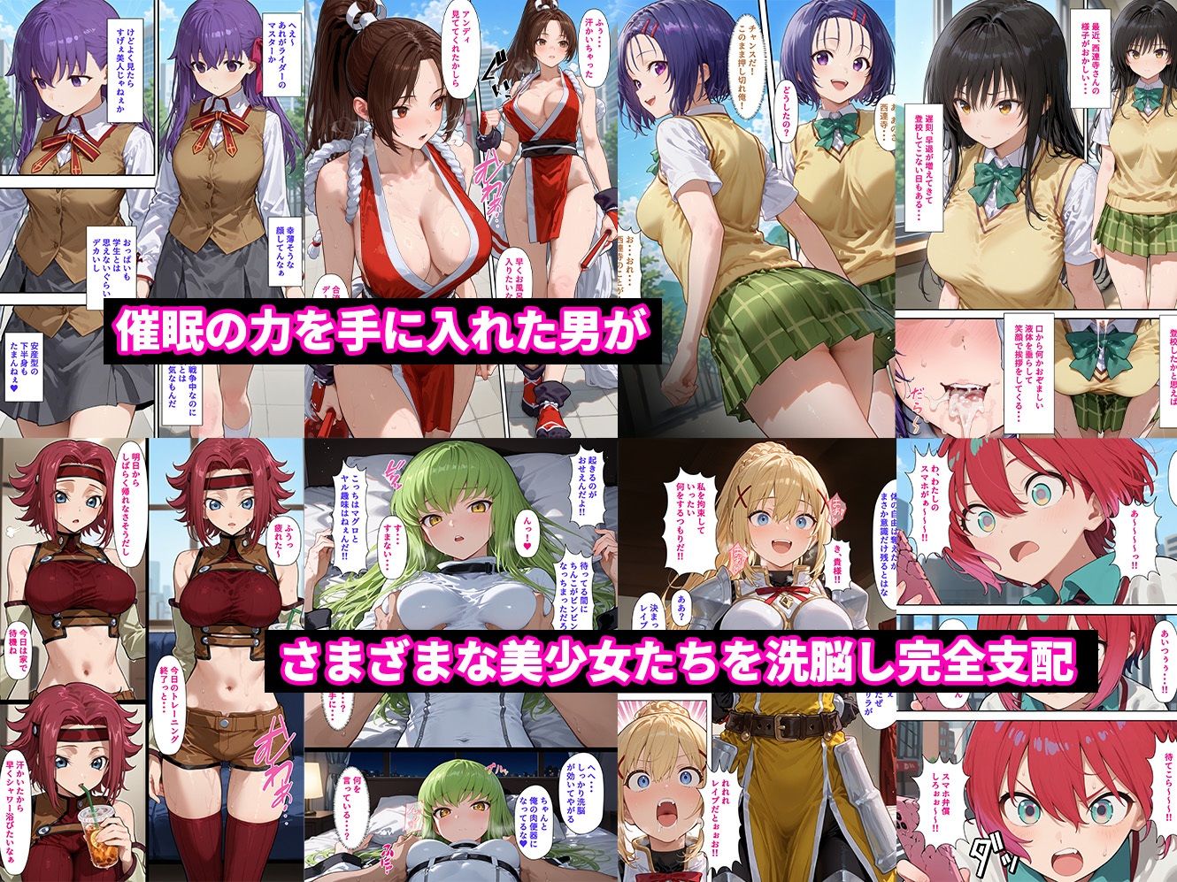 催●性支配〜寝取られヒロインたちの淫行〜 総集編2 画像1