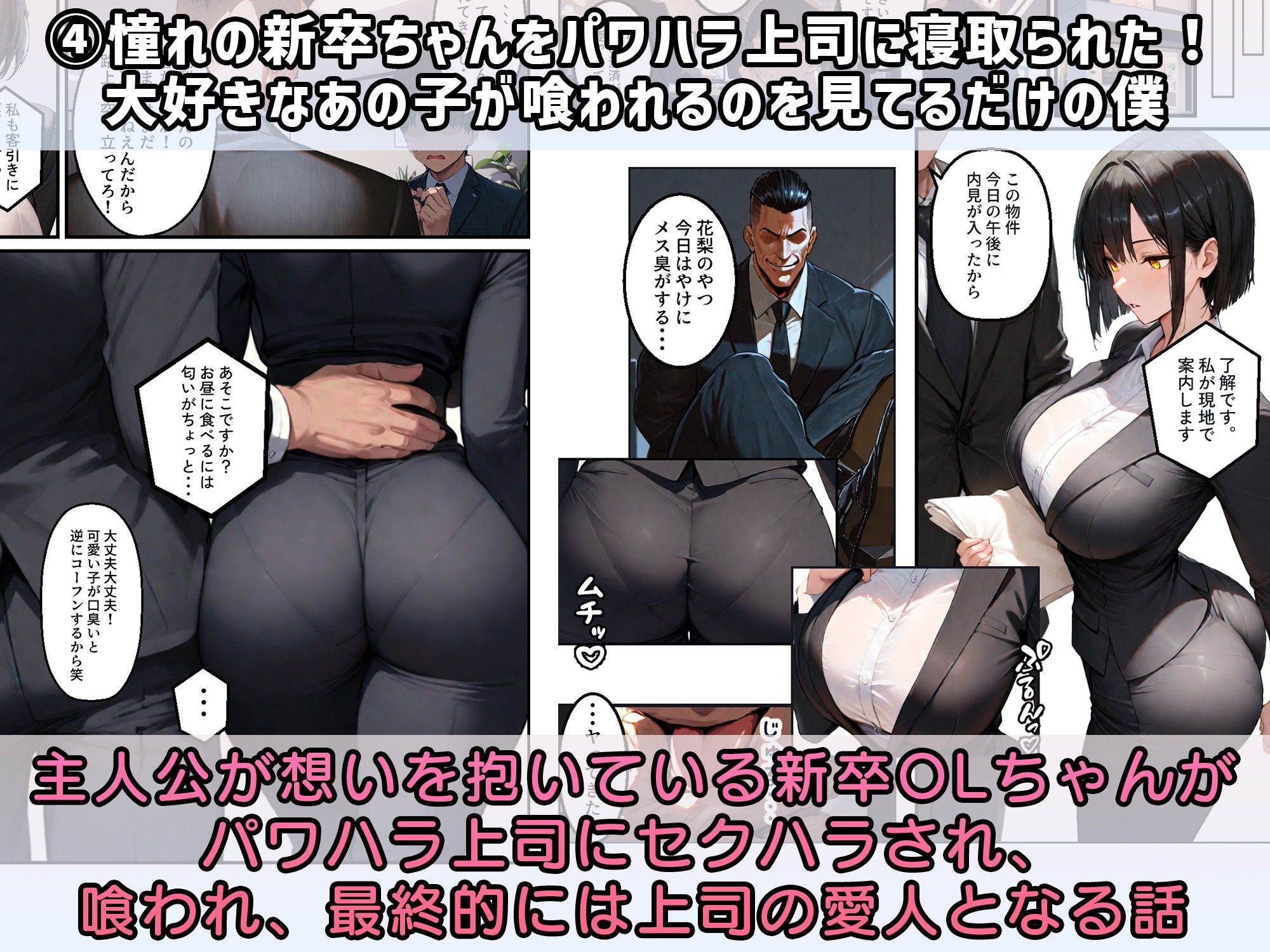 NTR漫画5作品300P総集編!幼馴染、パソコン部、新卒ちゃん、バスケ女子、リフレ嬢 画像9