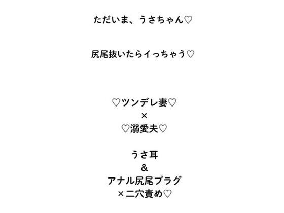 ただいま、うさちゃん（はーと）ハード甘エロ×寸止め×ラブコメ変態愛（はーと）