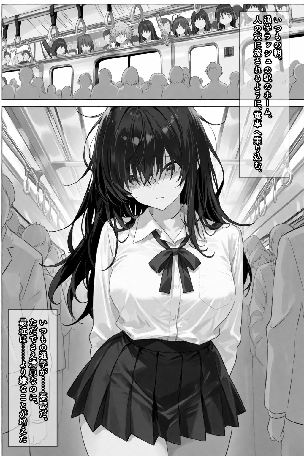 サンプル画像1:陰キャなクラスメートを助けたら、ギャルゲー展開が始まった！(愛罠（ai_wanna_）) [d_626543]