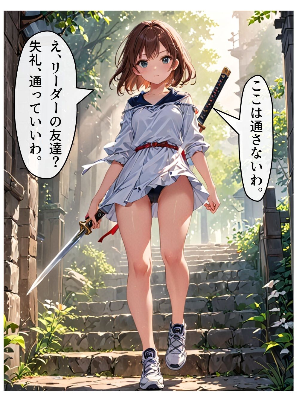 サンプル画像5:チア風俗9(AI漫画倶楽部Tea) [d_627024]