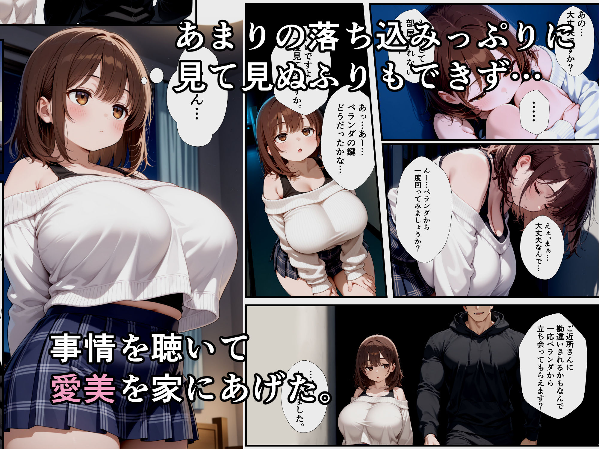 サンプル画像3:病んでる爆乳デリヘル嬢に優しくしたら客じゃ絶対できないイチャラブ中出しセックスさせてくれた話(ゆーへー) [d_627131]