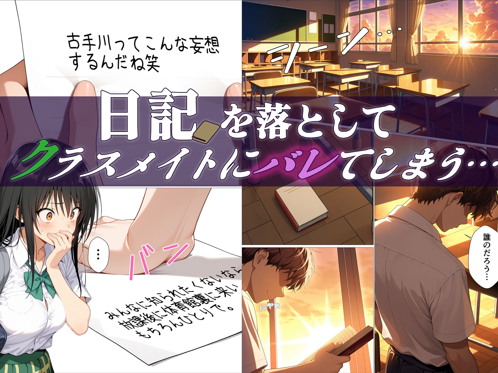 サンプル画像3:真面目な風紀委員がみんなの前で堕ちる話(かいと屋) [d_627208]