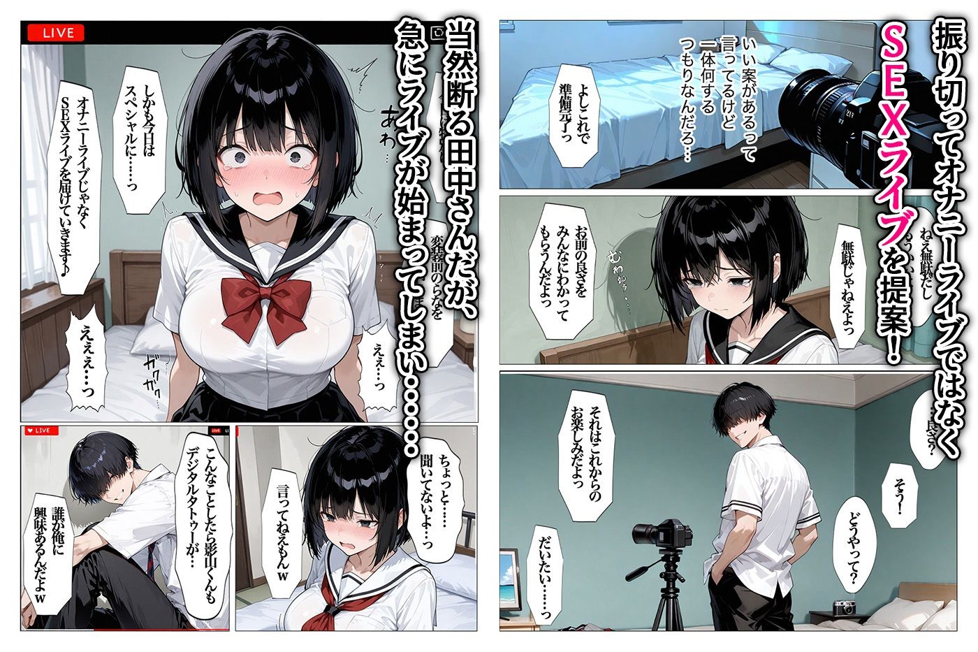 サンプル画像5:爆乳発情女子校生 底なしの制欲をライブ配信で見せつける 全113P(すぷらっしゅまうんてん) [d_627470]